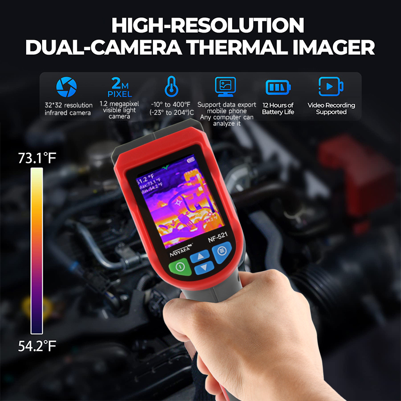 Cámara Termográfica Industrial - Nf 521 Thermal Imaging Camera reseña y precio