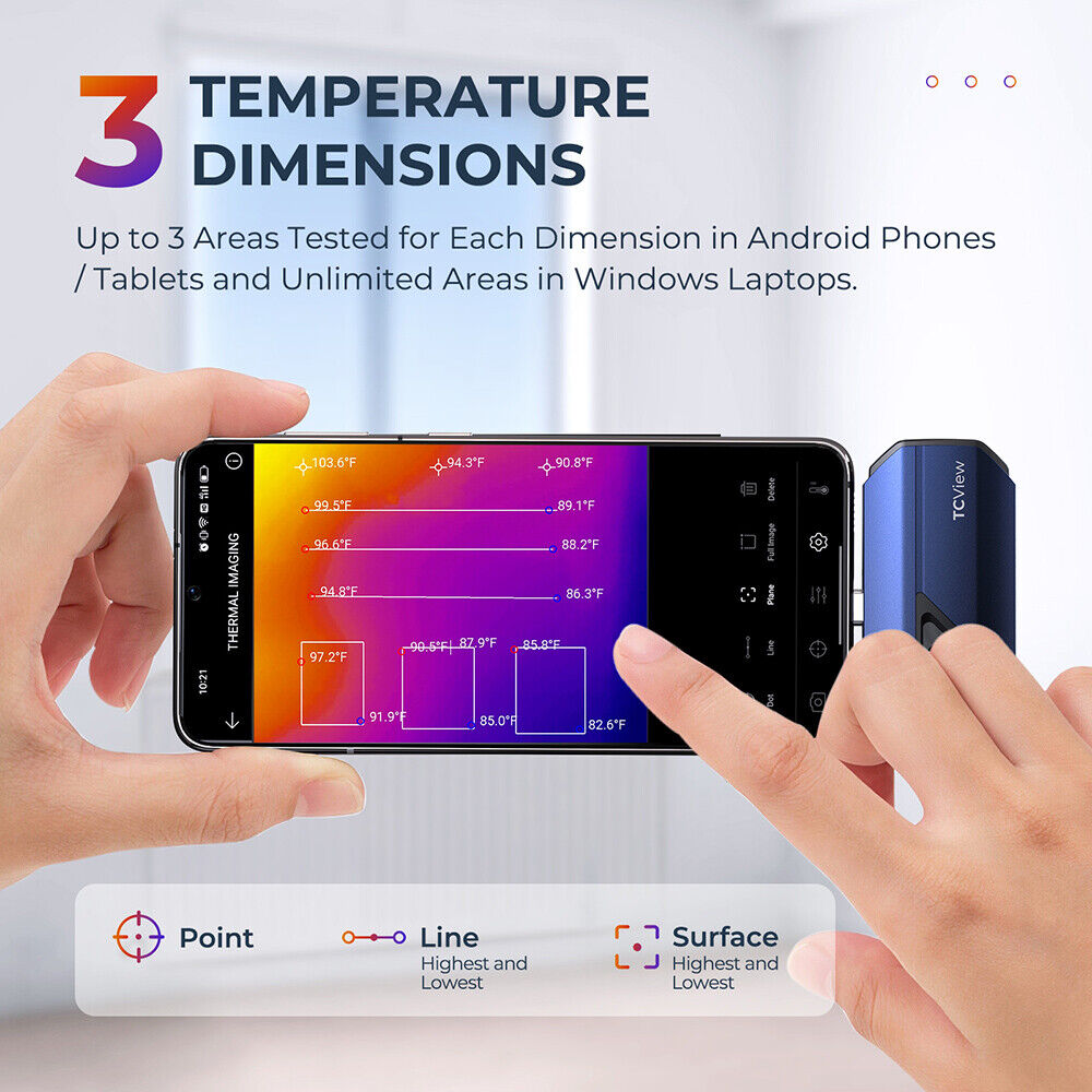 Cámara de imagen térmica TOPDO - Thermal Imaging Camera 256X192 reseña y precio
